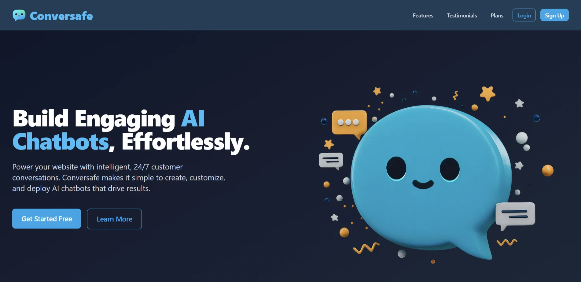 Screenshot of conversafe.net